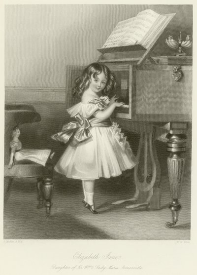 Lady Elizabeth Jane Somerville  by Daniel Maclise